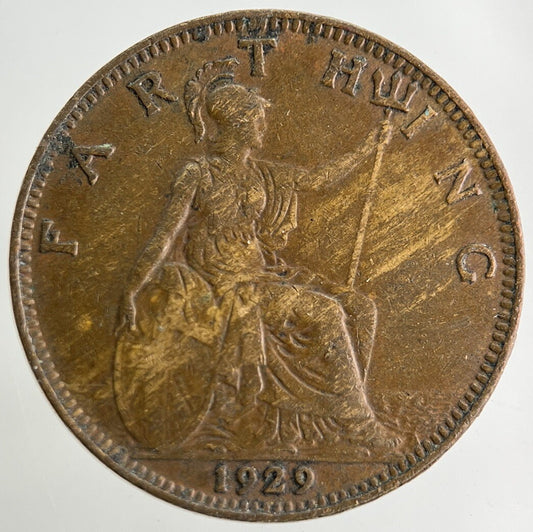 1929 George V Farthing Coin | Collectable Grade