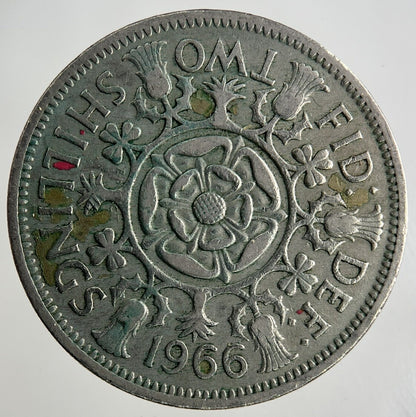 1966 Elizabeth II 2nd Florin Coin | Collectable Grade