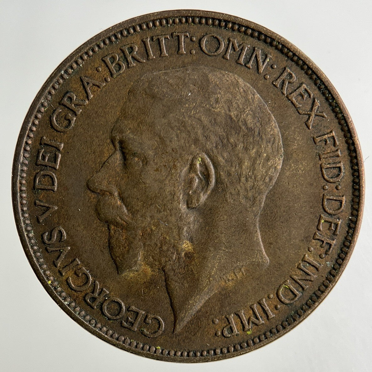 1925 George V Half-Penny Coin | Fine Collectable Grade