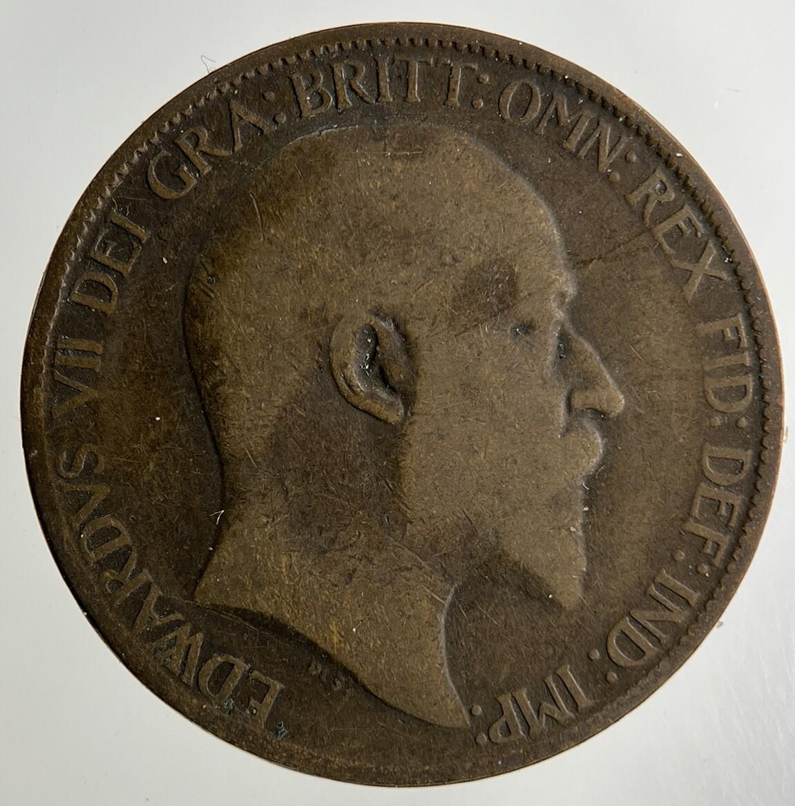 1907 Edward VII Half-Penny Coin | Collectable Grade