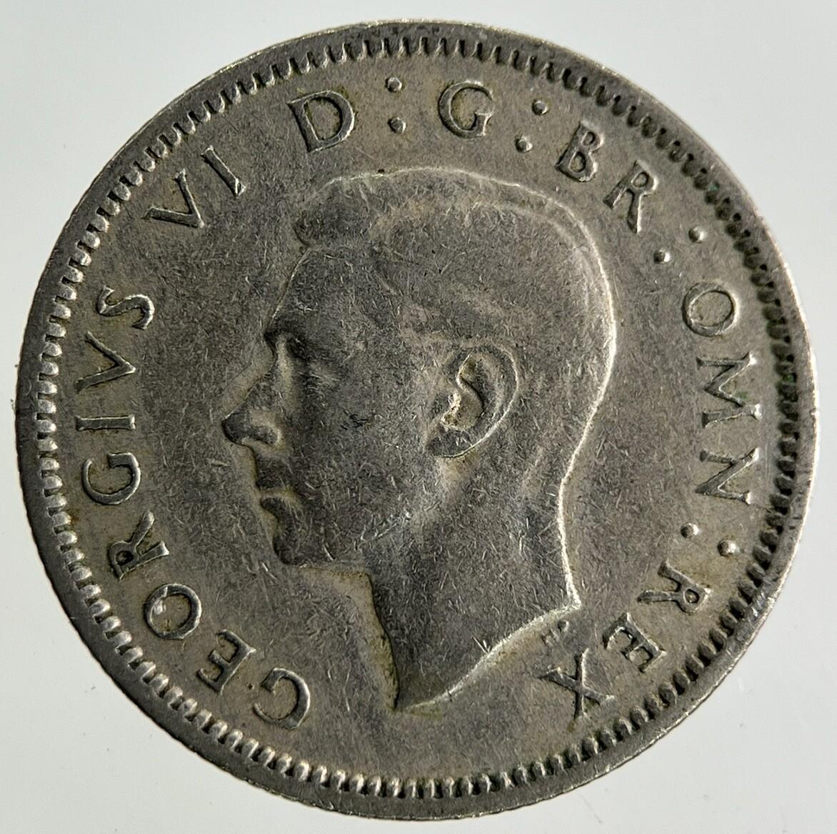 1948 George VI Sixpence Coin | Fine Collectable Grade