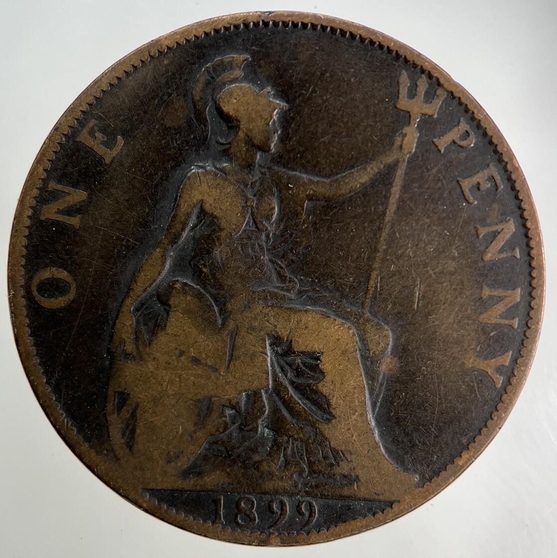 1899 Victoria One Penny Coin | Collectable Grade