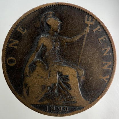 1899 Victoria One Penny Coin | Collectable Grade