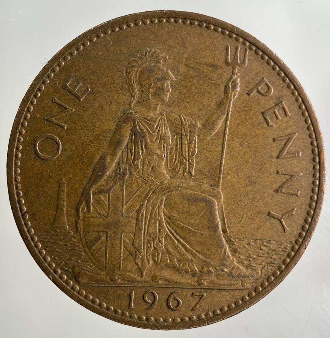 1967 Elizabeth II 2nd One Penny Coin | Fine Collectable Grade