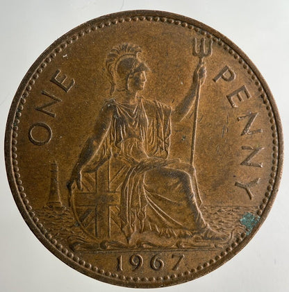 1967 Elizabeth II 2nd One Penny Coin | Fine Collectable Grade