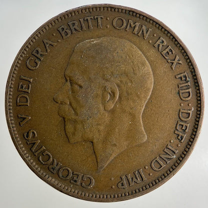 1928 George V One Penny Coin | Collectable Grade