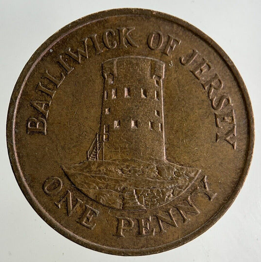 1986 Jersey 1p One Penny Coin | Fine Collectable Grade