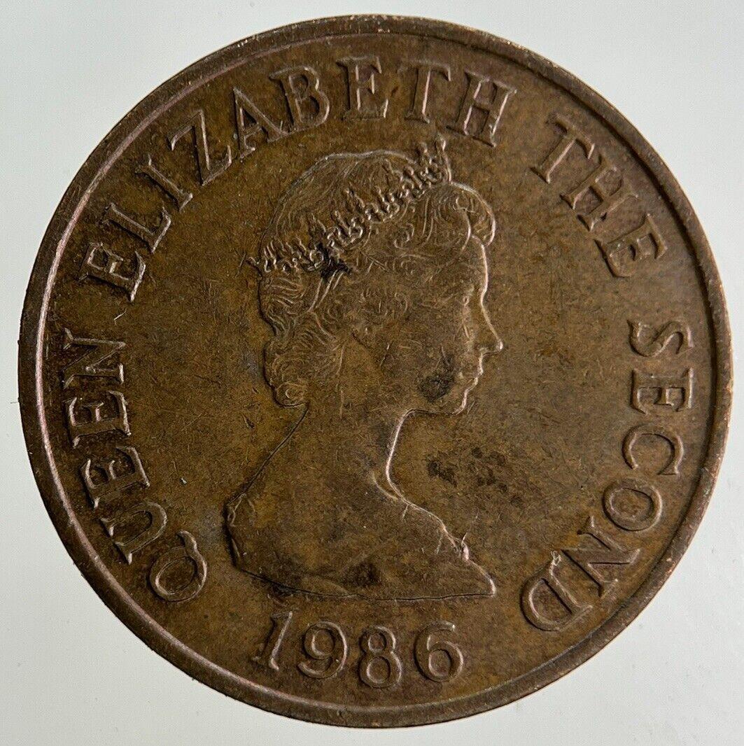 1986 Jersey 1p One Penny Coin | Fine Collectable Grade