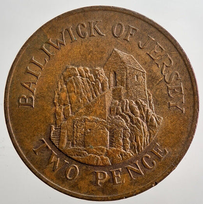 1986 Jersey 2p Two-Pence Coin | Very High Grade | a4968