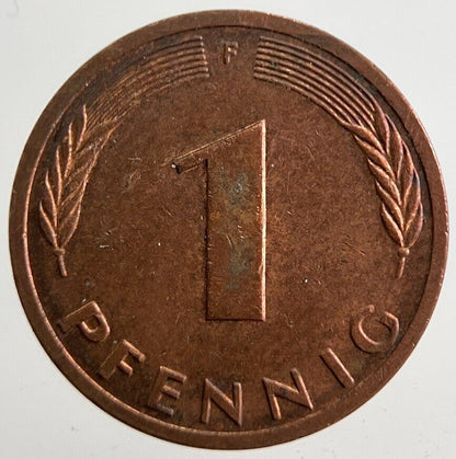1987 Germany 1 Pfennig Coin | Very High Grade | a4955