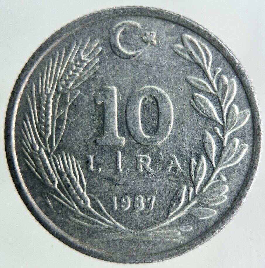 1987 Italy 10 Lira Coin | Fine Collectable Grade