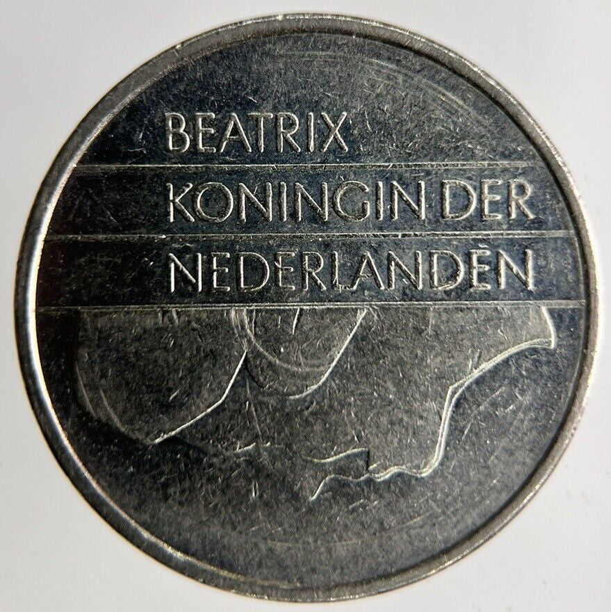 1988 Netherlands 1 Gulden Coin | Fine Collectable Grade