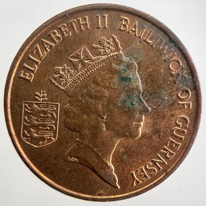 1988 Jersey 2 Two-Pence Coin | Very High Grade | a4893