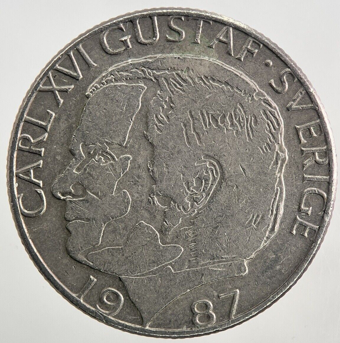 1987 Sweden 1 Krona Coin | Very High Grade