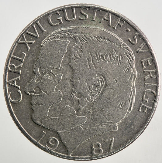 1987 Sweden 1 Krona Coin | Very High Grade