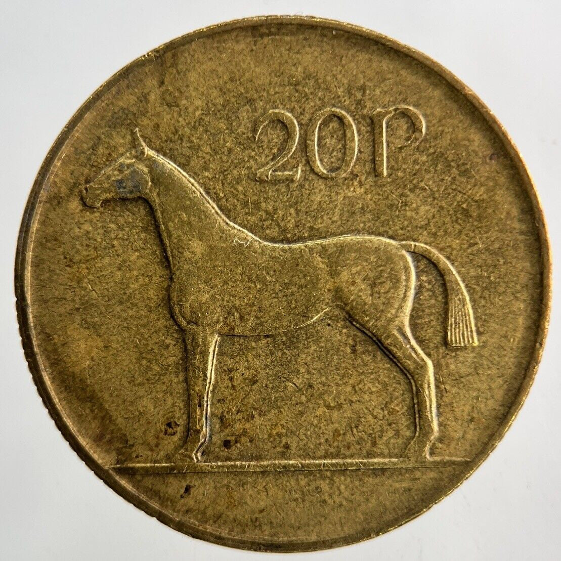 1988 Irish 20p Twenty-Pence Coin | Very High Grade