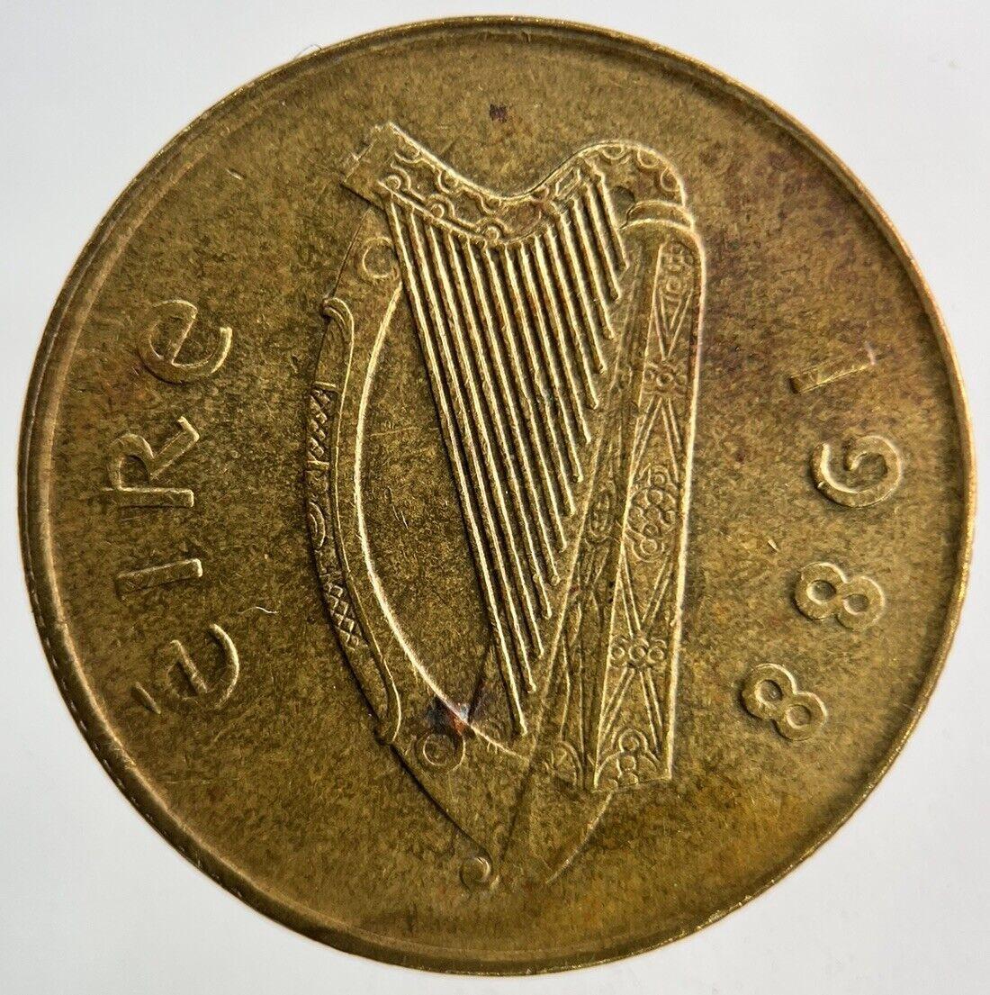 1988 Irish 20p Twenty-Pence Coin | Very High Grade