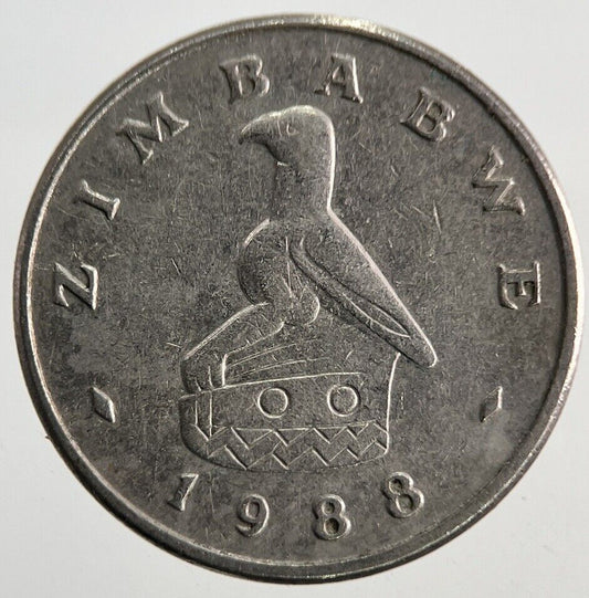 1988 Africa Zimbabwe 5 Cent Coin | Fine Collectable Grade