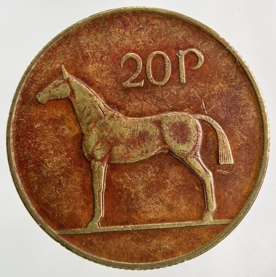 1988 Irish 20p Twenty-Pence Coin | Fine Collectable Grade