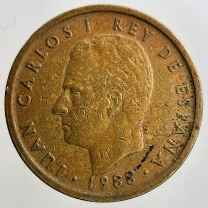 1988 Spain 100 Cien Pesetas Coin | Fine Collectable Grade