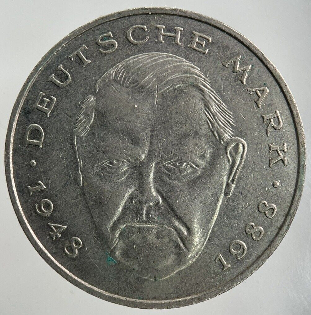 1988 Germany 2 Mark Coin | Fine Collectable Grade