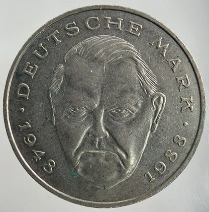 1988 Germany 2 Mark Coin | Fine Collectable Grade