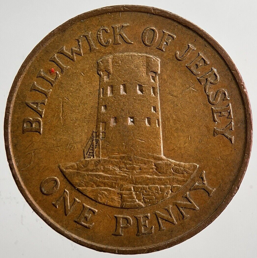 1987 Jersey 1p 1 One Penny Coin | Very High Grade | a4999