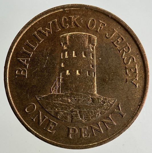 1987 Jersey 1p One Penny Coin | Fine Collectable Grade