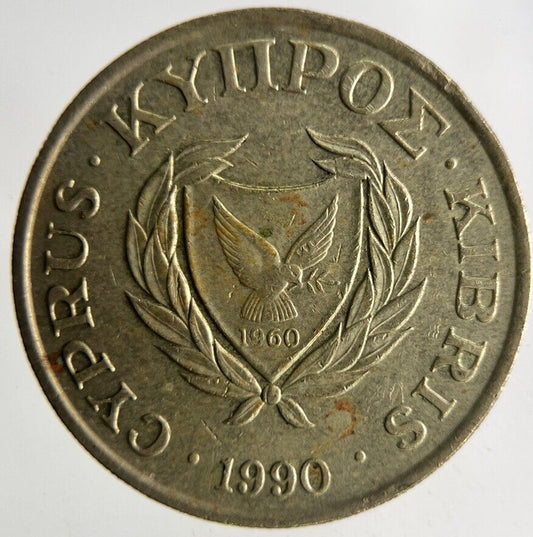 1990 Cyprus 10 Kibris Coin | Fine Collectable Grade