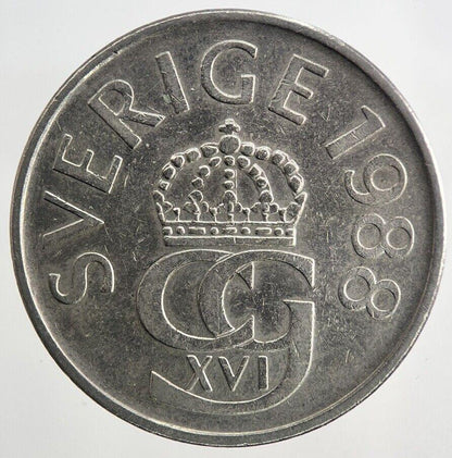 1988 Sweden 5 Kronor Coin | Very High Grade
