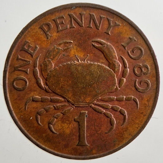 1989 Jersey 1 One Penny Coin | Very High Grade | a4898