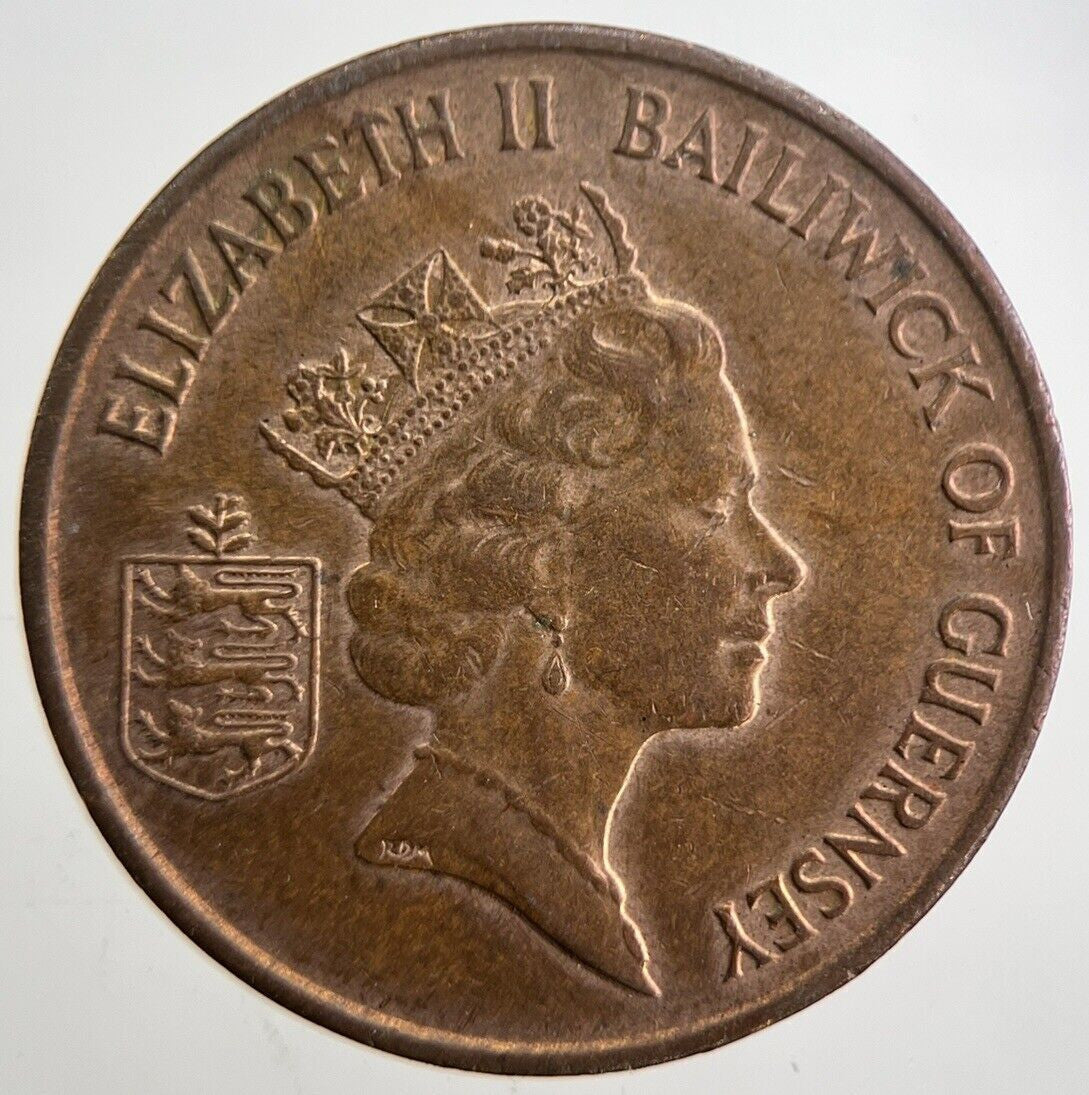 1989 Jersey 2 Two-Pence Coin | Very High Grade | a4894