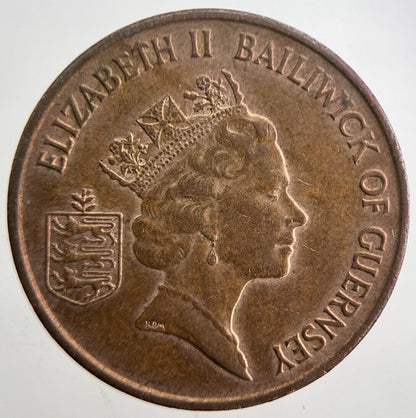 1989 Jersey 2 Two-Pence Coin | Very High Grade | a4894