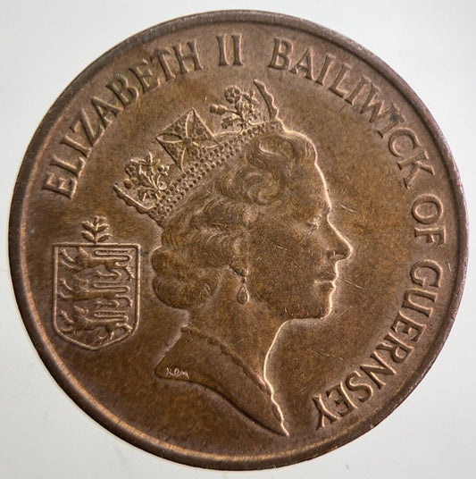 1989 Jersey 2 Two-Pence Coin | Very High Grade | a4894