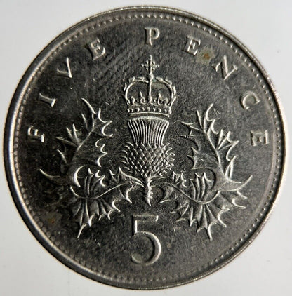1989 Elizabeth II 5p Five 5 Pence Coin | Fine Collectable Grade