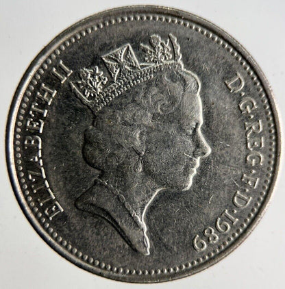 1989 Elizabeth II 5p Five 5 Pence Coin | Fine Collectable Grade