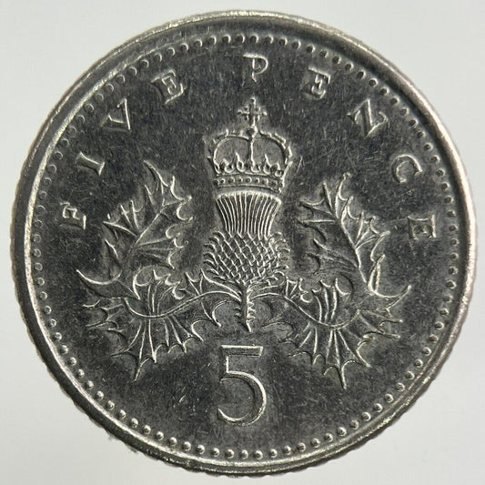 1990 Elizabeth II 2nd 5p Five-Pence Coin | Fine Collectable Grade