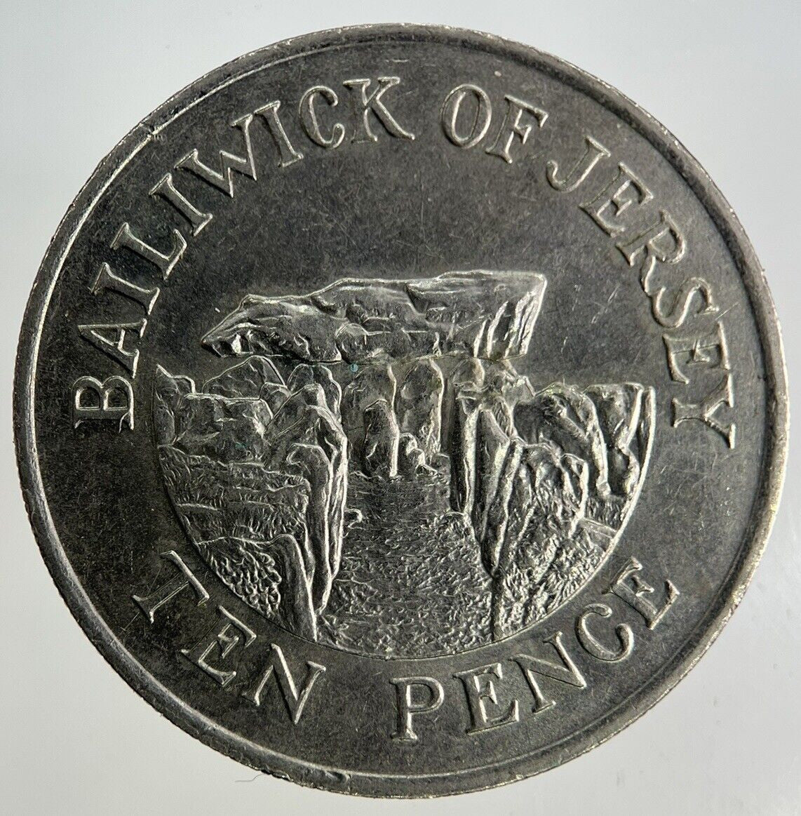 1989 Jersey 10p Ten-Pence Coin | Fine Collectable Grade