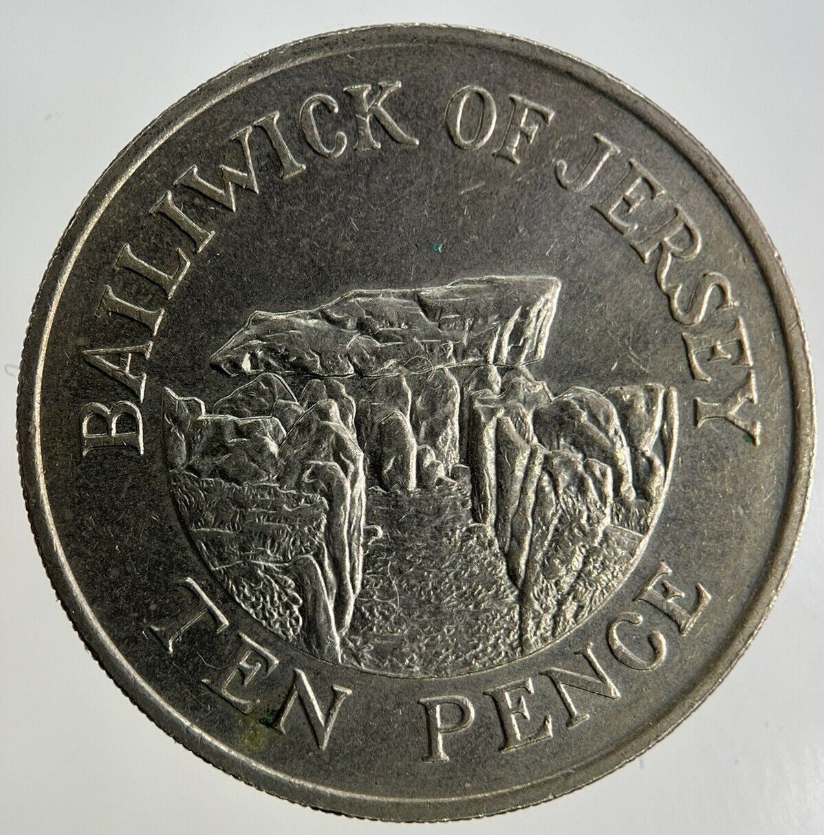 1989 Jersey 10p Ten-Pence Coin | Fine Collectable Grade