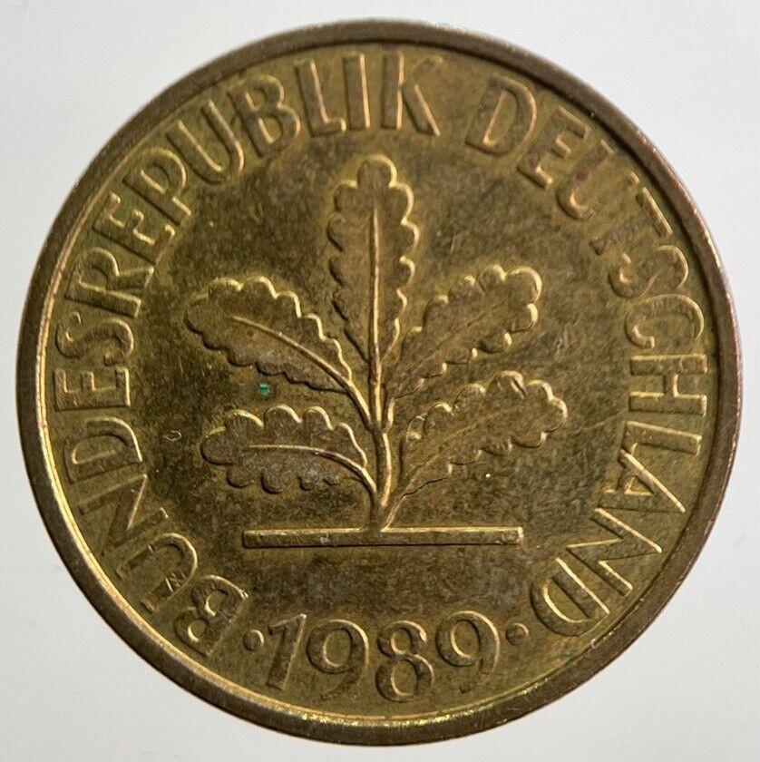 1989 Germany 10 Pfennig Coin | Very High Grade | a4940