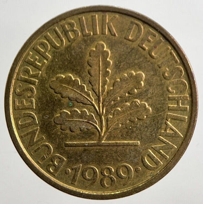 1989 Germany 10 Pfennig Coin | Very High Grade | a4940