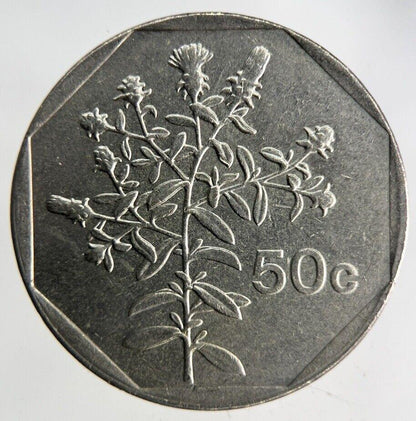 1991 Malta 50 Cents Coin | Fine Collectable Grade