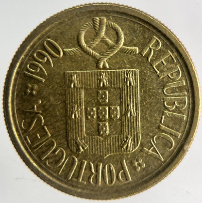 1990 Portugal 5 Escudos Coin | Fine Collectable Grade