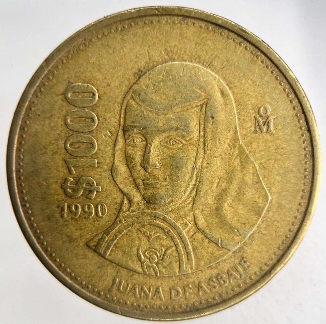 1990 Mexico 1000 Pesos Coin | Very High Grade