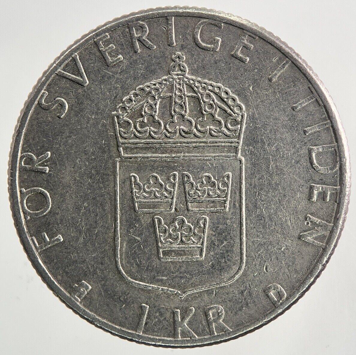 1990 Sweden 1 Krona Coin | Very High Grade