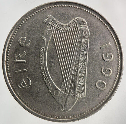 1990 Irish £1 One Pound Coin | Fine Collectable Grade