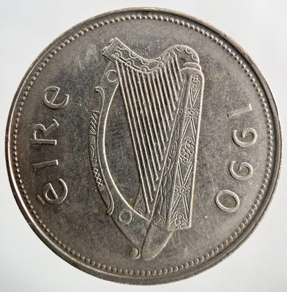 1990 Irish £1 One Pound Coin | Very High Grade