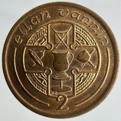 1991 Isle Of Man 2p Two 2 Pence Coin | Fine Collectable Grade