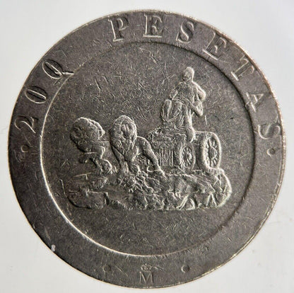 1990 Spain 200 Pesetas Coin | Fine Collectable Grade