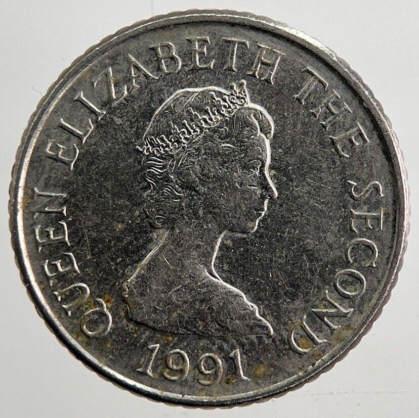 1991 Jersey 5p 5 Five-Pence Coin | Very High Grade | a4980